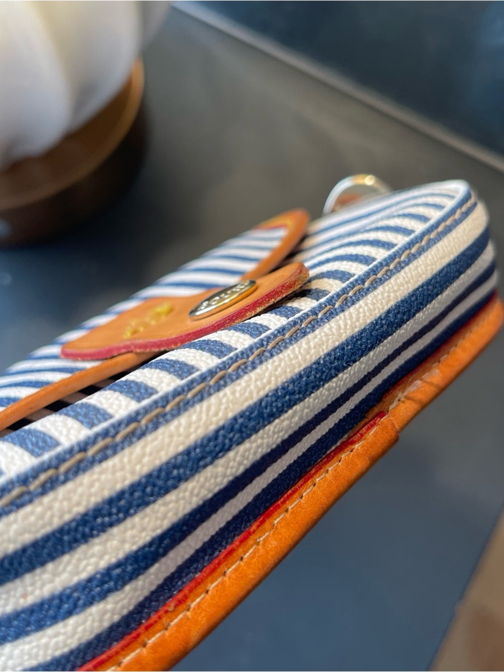 Dooney & Bourke striped Wristlet - Picture 6 of 7
